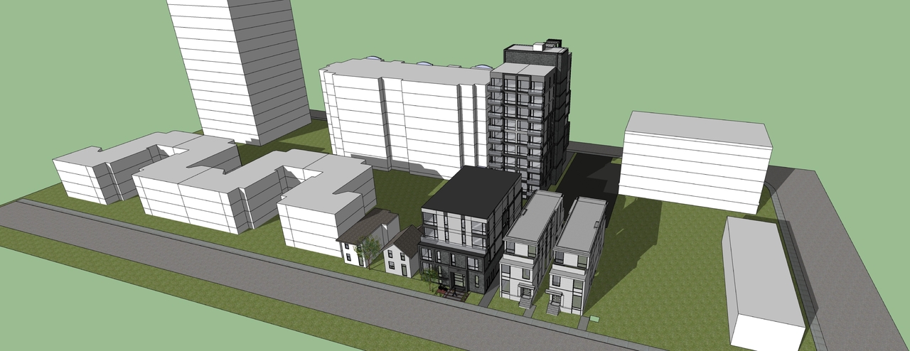 Rendering of building from page 3 of the file '2021-12-30 - Views - D07-12-21-0237'