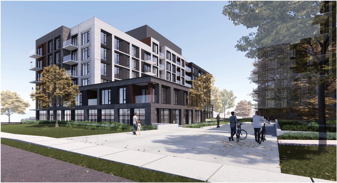 Rendering of building from page 3 of the file '2022-12-07 - Perspectives - D07-12-21-0238'