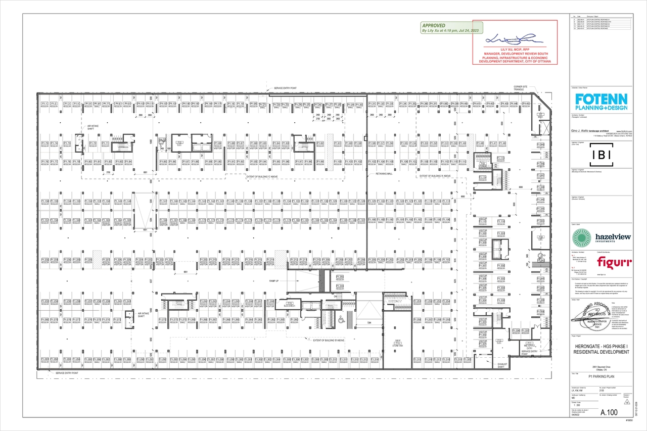 Floor plan for project from page 1 of the file '2023-07-26 - Approved Floor Plans - D07-12-21-0238'