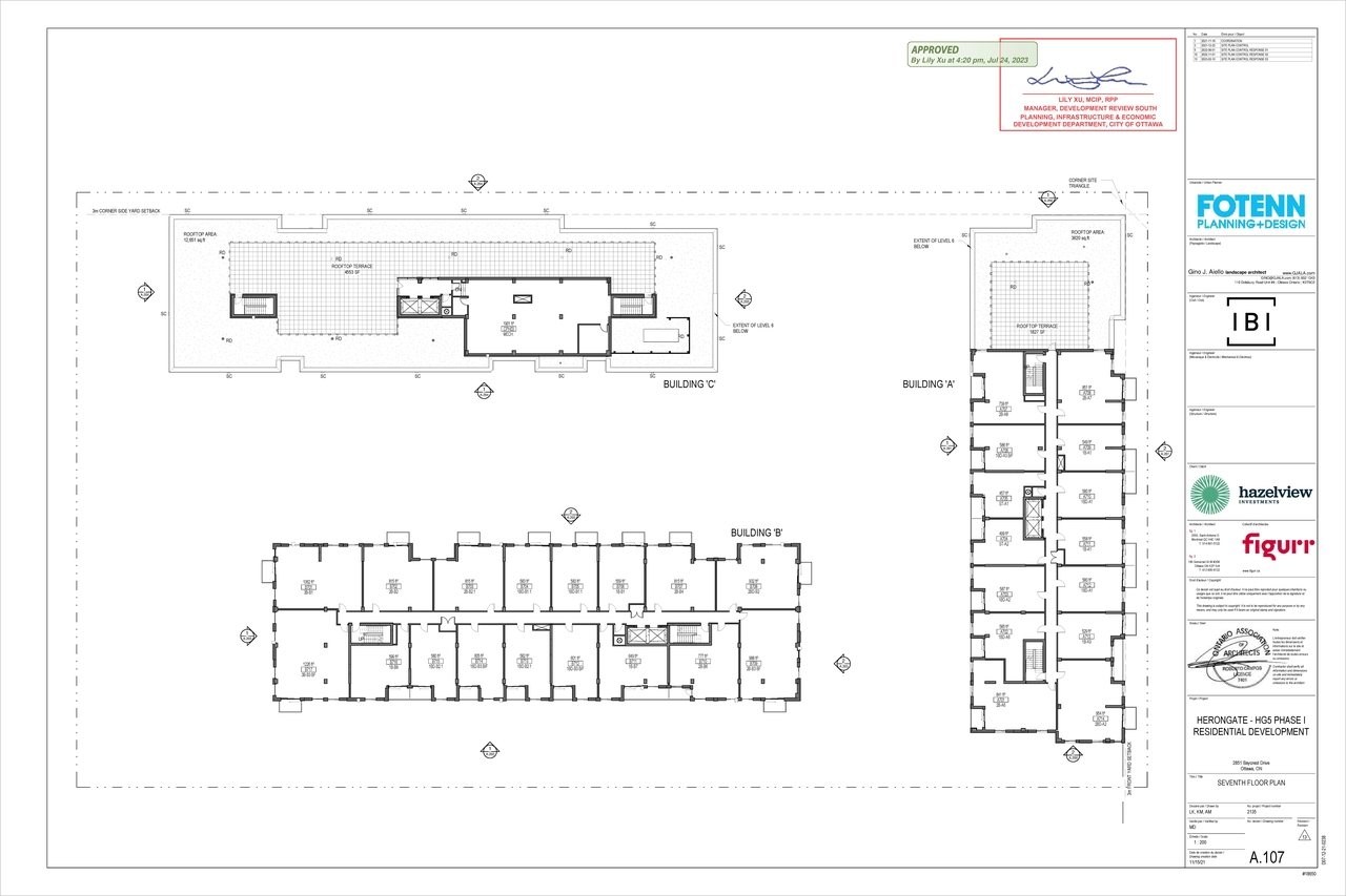 Floor plan for project from page 6 of the file '2023-07-26 - Approved Floor Plans - D07-12-21-0238'