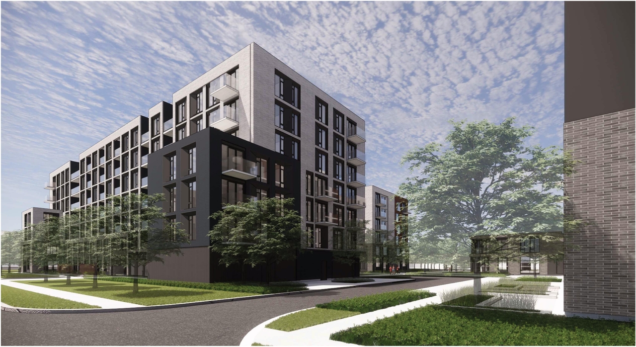 Rendering of building from page 4 of the file '2021-12-30 - Perspectives - D07-12-21-0238'