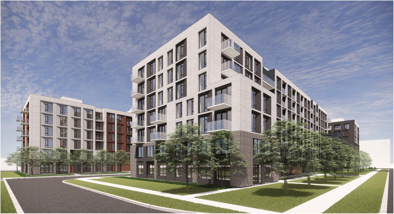Rendering of building from page 5 of the file '2021-12-30 - Perspectives - D07-12-21-0238'