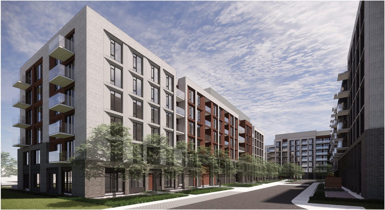 Rendering of building from page 6 of the file '2021-12-30 - Perspectives - D07-12-21-0238'