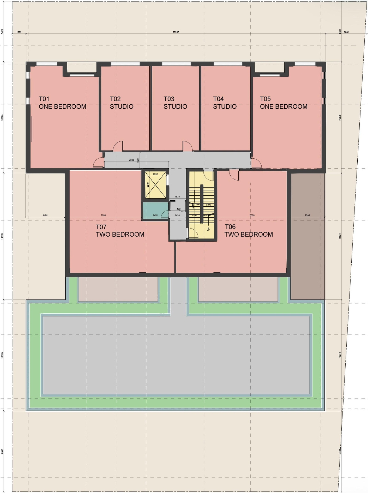 Floor plan for project from page 17 of the file '2022-01-05 - Design Brief - D07-12-22-0001'