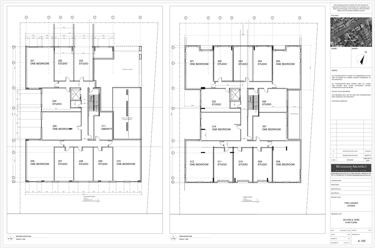 Floor plan for project from page 3 of the file '2022-01-05 - Site Plan and Floor Plans - D07-12-22-0001'