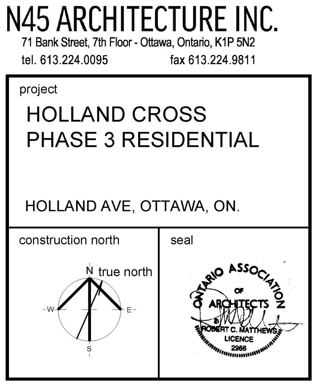 Construction site plan for project from page 1 of the file '2022-11-28 - Ground Floor Plan -D07-12-22-0004'