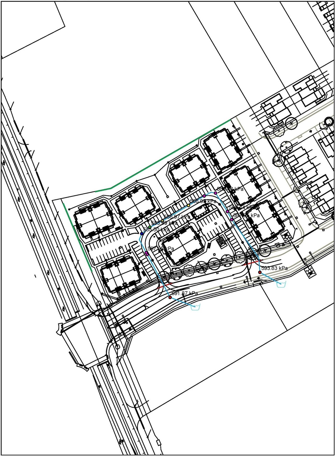 Construction site plan for project from page 29 of the file '2022-01-26 - Design Brief - D07-12-22-0011'