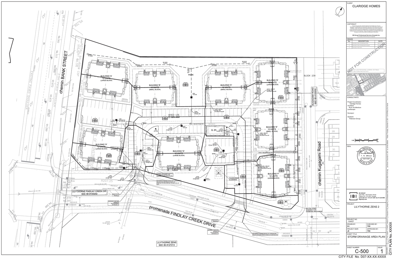Construction site plan for project from page 53 of the file '2022-01-26 - Design Brief - D07-12-22-0011'