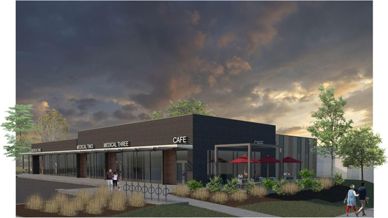 Rendering of building from page 13 of the file '2022-02-02 - Design Brief - D07-12-22-0017'