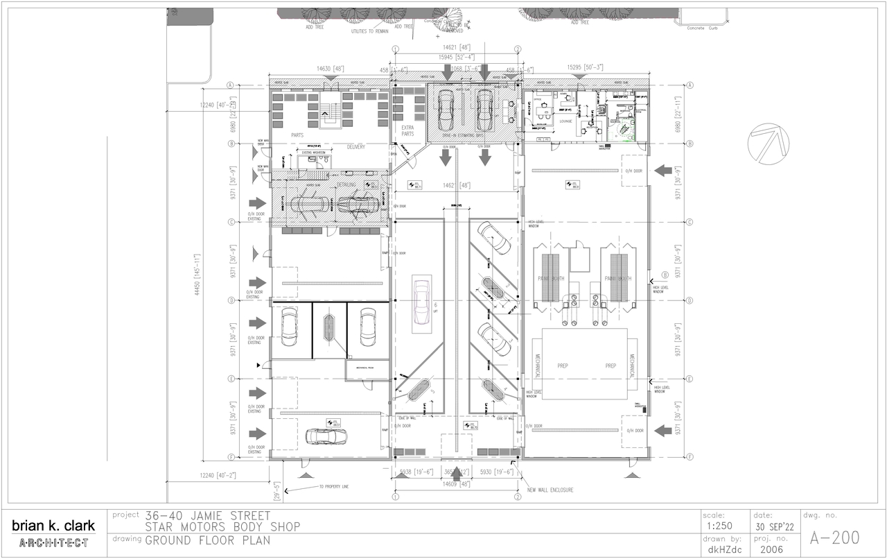 Floor plan for project from page 1 of the file '2023-03-13 - Ground Floor Plan - D07-12-22-0031'