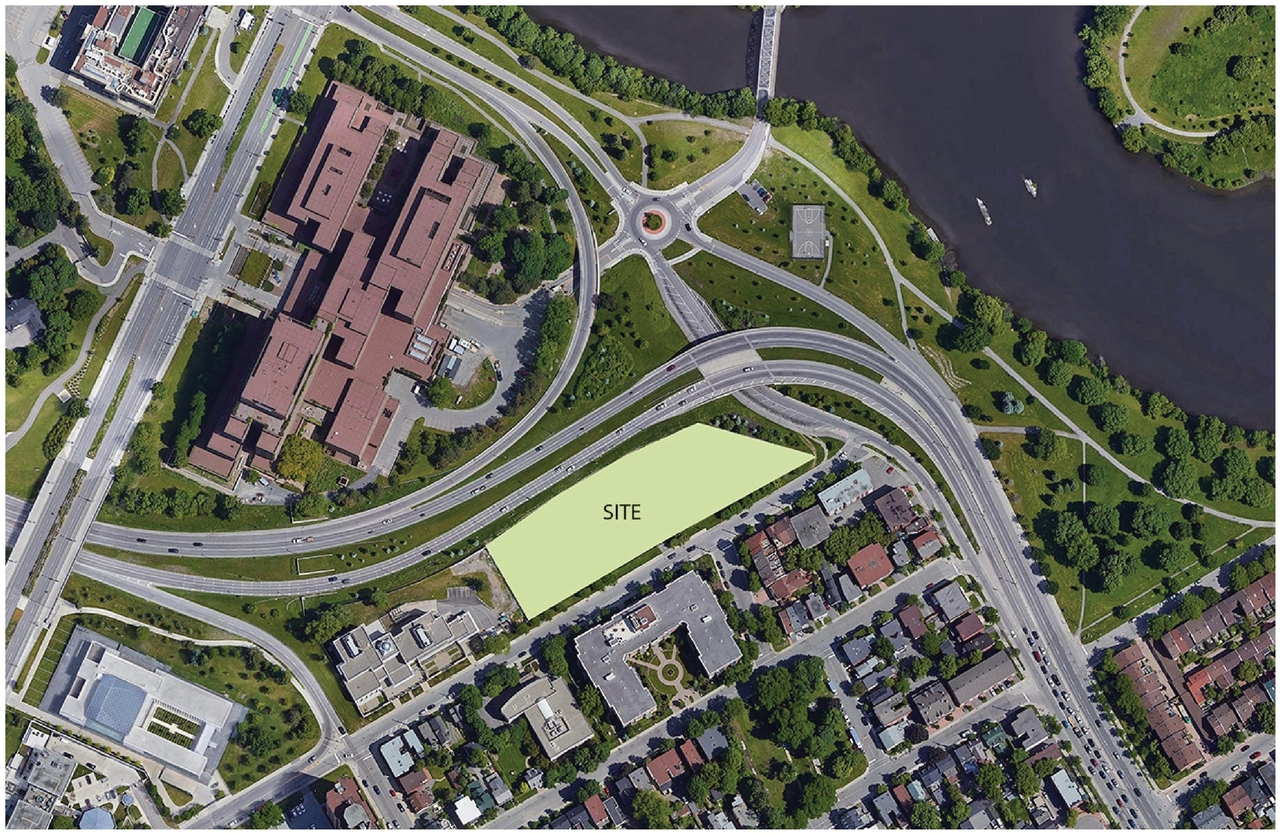 Construction site plan for project from page 1 of the file '2022-03-23 - UDRP Formal Review - D07-12-22-0041'