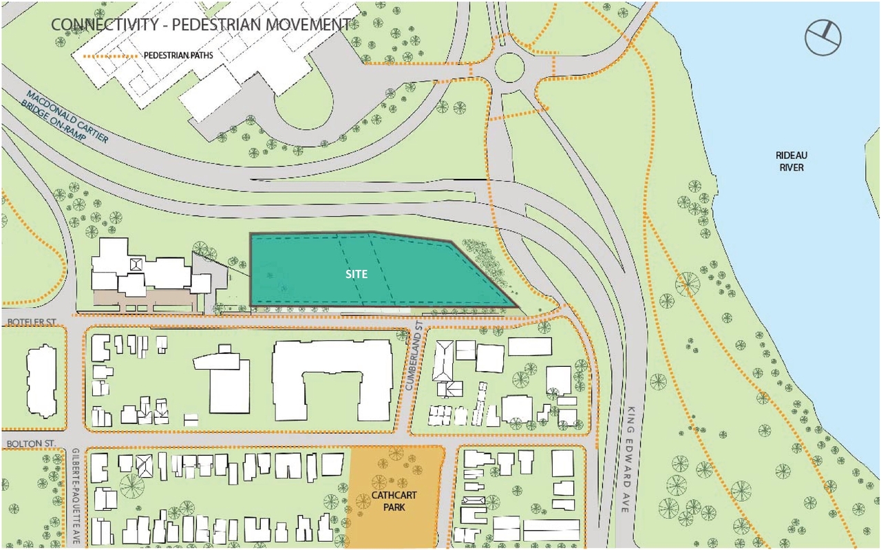 Construction site plan for project from page 7 of the file '2022-03-23 - UDRP Formal Review - D07-12-22-0041'