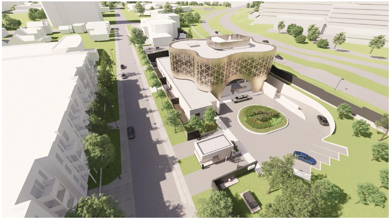 Rendering of building from page 12 of the file '2022-03-23 - UDRP Formal Review - D07-12-22-0041'