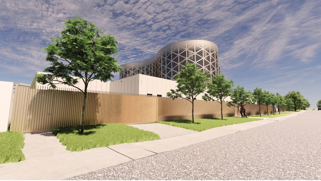 Rendering of building from page 4 of the file '2023-09-25 - Renderings - D07-12-22-0041'
