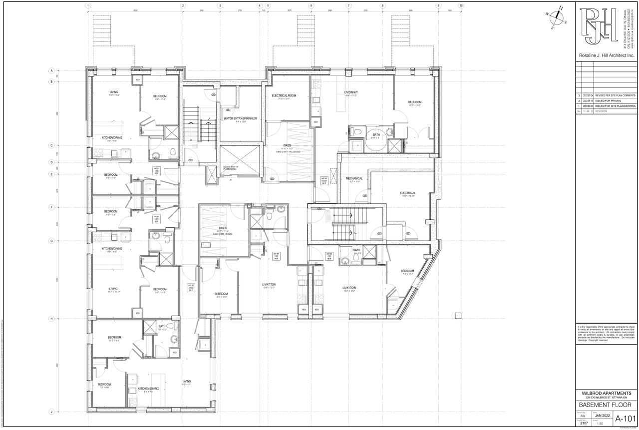 Floor plan for project from page 1 of the file '2022-08-29 - Floor Plan & Elevations - D07-12-22-0049'