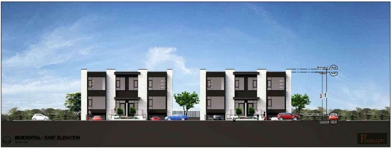 Rendering of building from page 13 of the file '2022-04-04 - Design Brief - D07-12-22-0055'