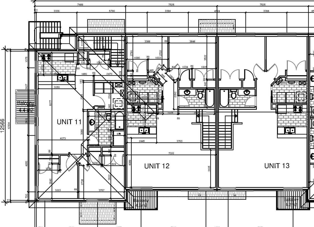 Floor plan for project from page 1 of the file '2022-04-05 - Floor Plans & Elevations - D07-12-22-0056'