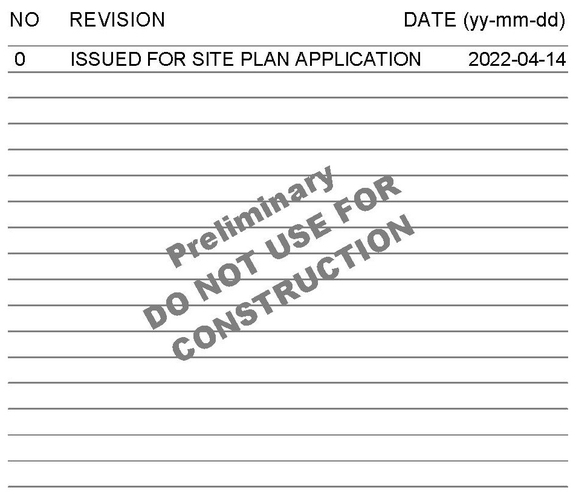 Construction site plan for project from page 1 of the file '2022-04-27 - Floor Plan-Mezzanine - D07-12-22-0071'