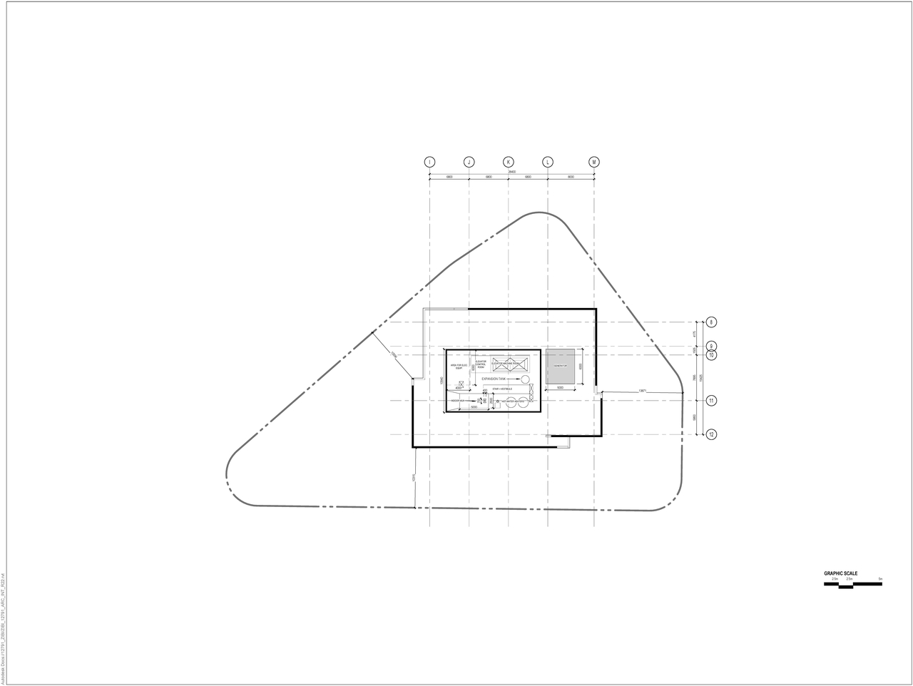 Floor plan for project from page 1 of the file '2022-04-27 - Floor Plan Mechanical Penthouse - D07-12-22-0071'