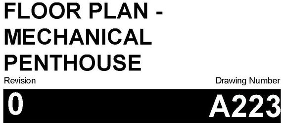 Floor plan for project from page 1 of the file '2022-04-27 - Floor Plan Mechanical Penthouse - D07-12-22-0071'