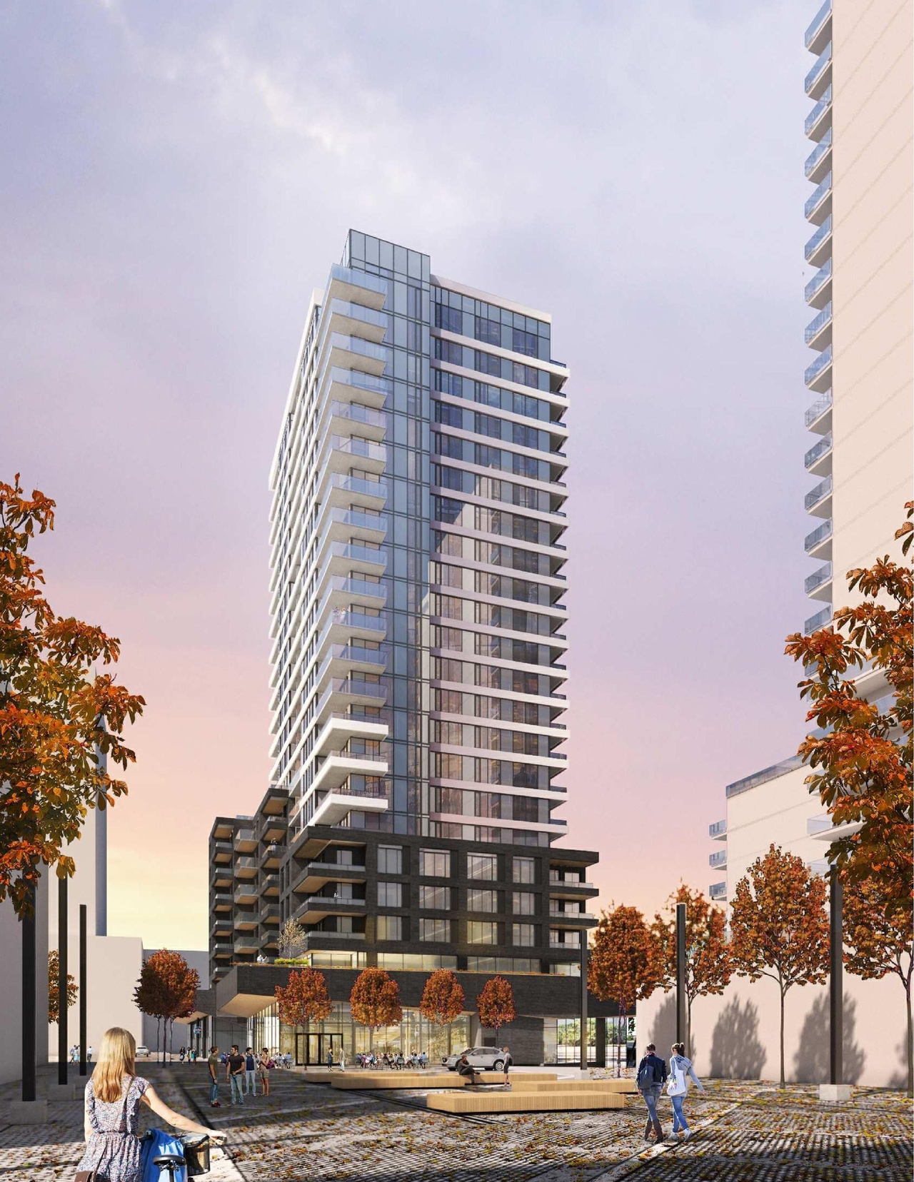 Rendering of building from page 1 of the file '2022-10-03 - Project Perspectives - D07-12-22-0071'