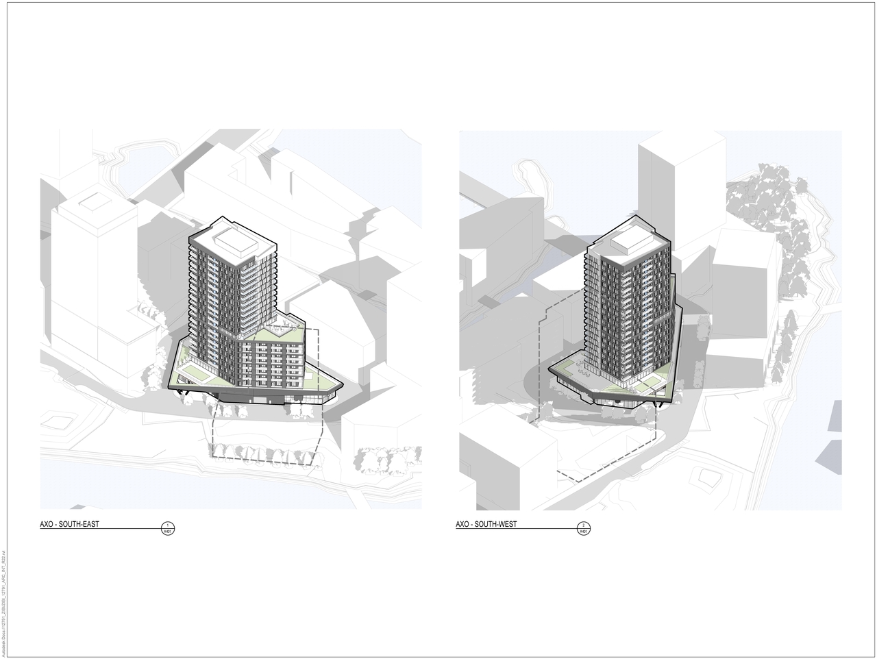 Rendering of building from page 1 of the file '2022-04-27 - Axonometric Views - D07-12-22-0071'