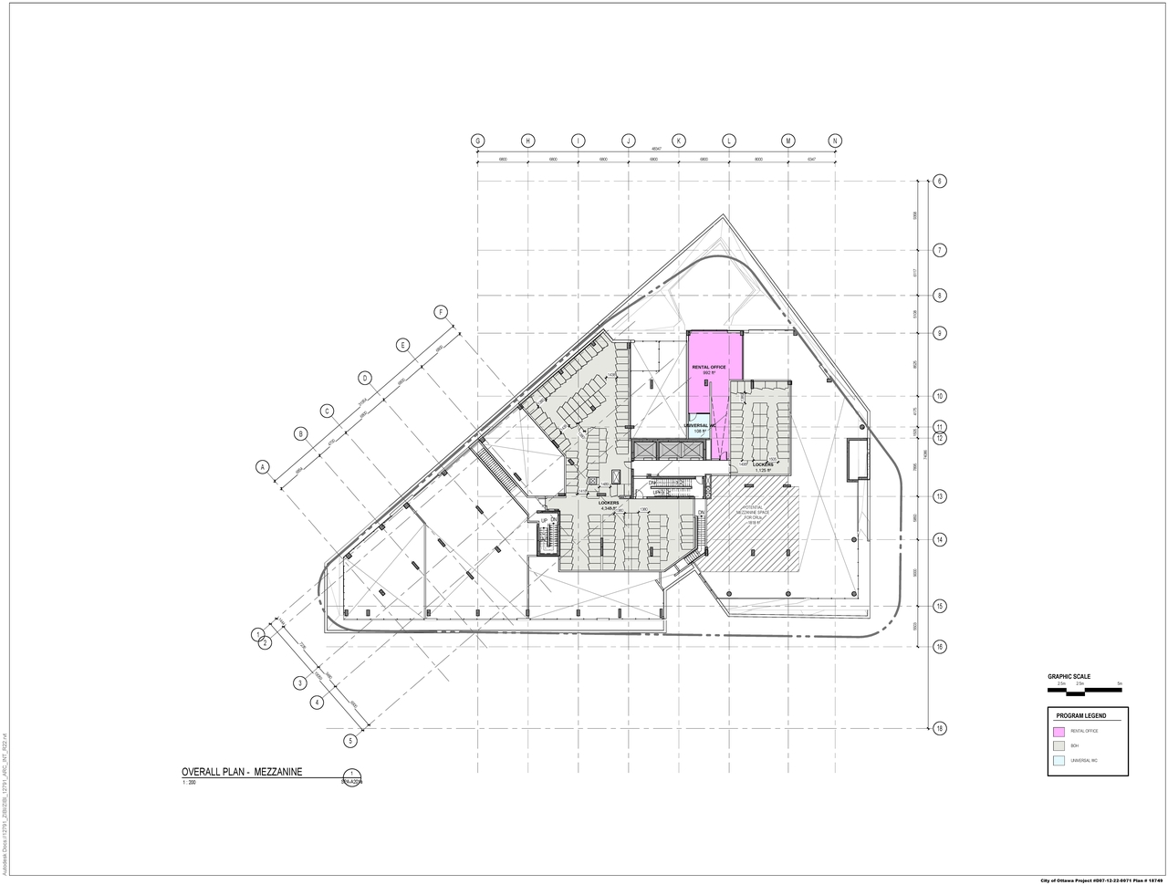 Floor plan for project from page 1 of the file '2022-10-03 - FLOOR PLAN -Mezzanine - D07-12-22-0071'