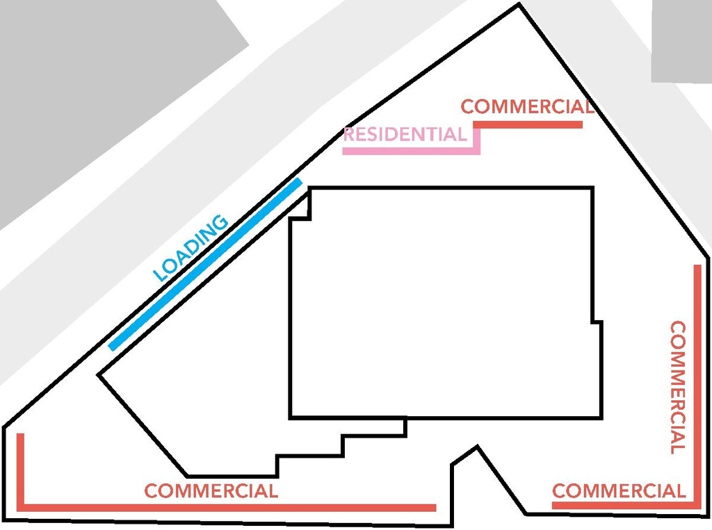 Floor plan for project from page 27 of the file '2022-06-03 - Urban Design Review Panel Presentation - D07-12-22-0071'