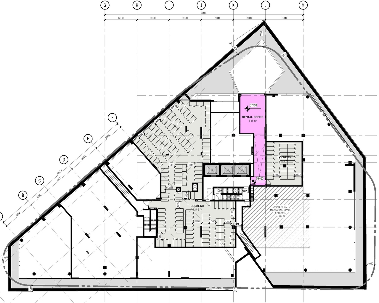 Floor plan for project from page 34 of the file '2022-06-03 - Urban Design Review Panel Presentation - D07-12-22-0071'