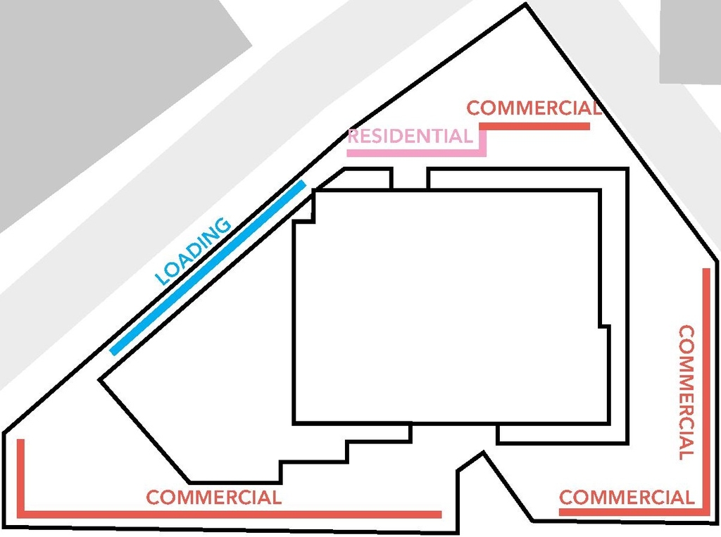 Floor plan for project from page 28 of the file '2022-10-03 - Design Brief - D07-12-22-0071'