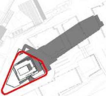 Construction site plan for project from page 49 of the file '2022-10-03 - Design Brief - D07-12-22-0071'