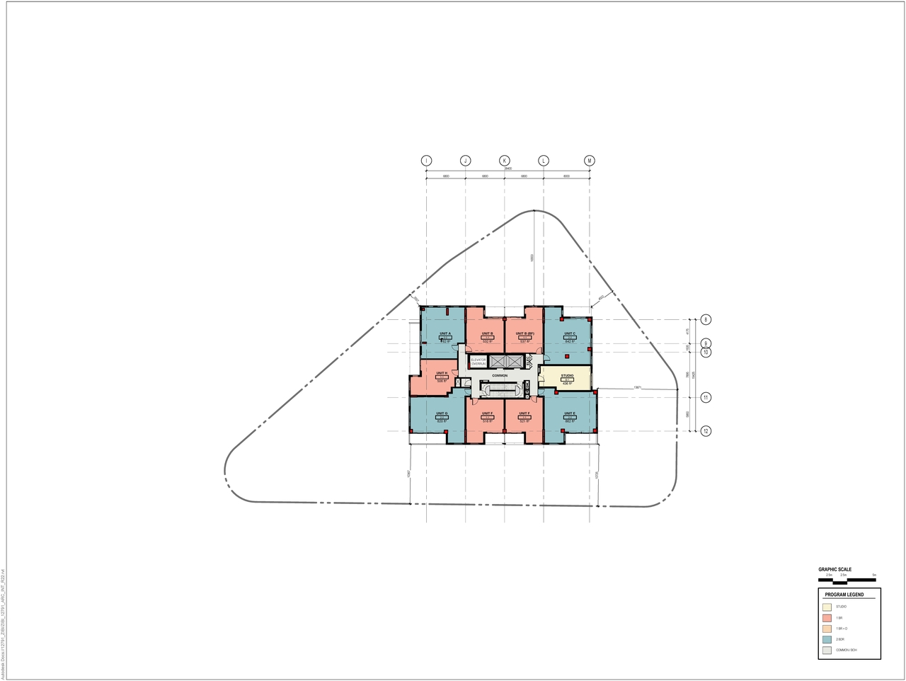 Floor plan for project from page 1 of the file '2022-04-27 - Floor Plan-Level 11 - D07-12-22-0071'