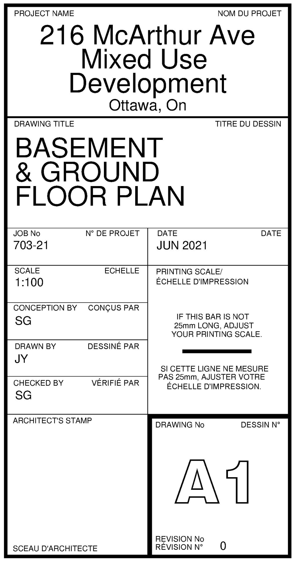 Floor plan for project from page 2 of the file '2022-05-02 - Site Plans Floor Plans & Elevations - D07-12-22-0072'