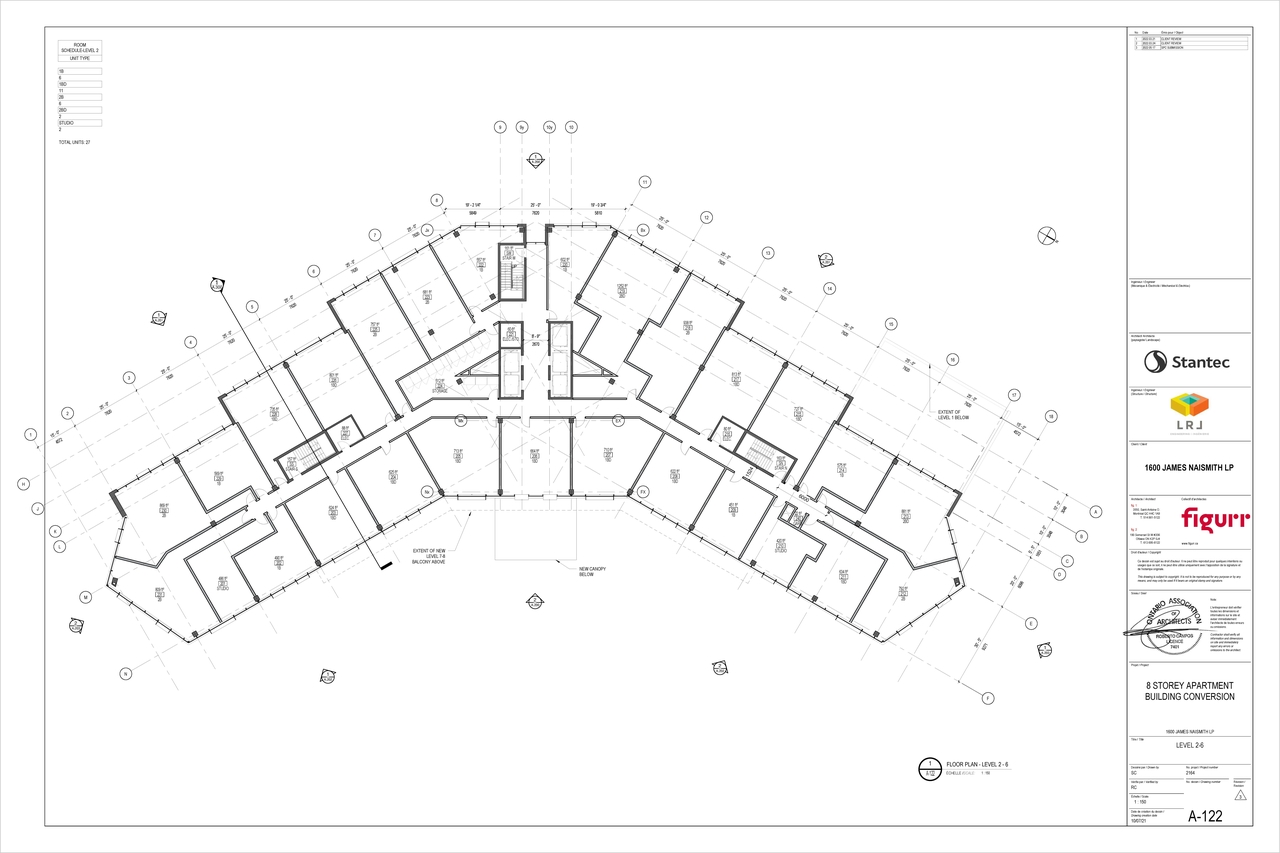 Floor plan for project from page 3 of the file '2022-05-24 - Floor Plans - D07-12-22-0084'