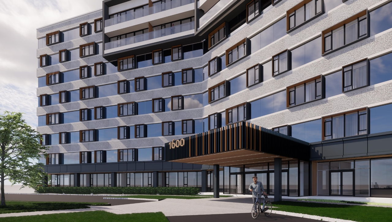 Rendering of building from page 19 of the file '2022-05-24 - UDRP Design Presentation - D07-12-22-0084'