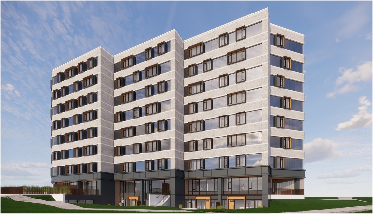Rendering of building from page 20 of the file '2022-05-24 - UDRP Design Presentation - D07-12-22-0084'