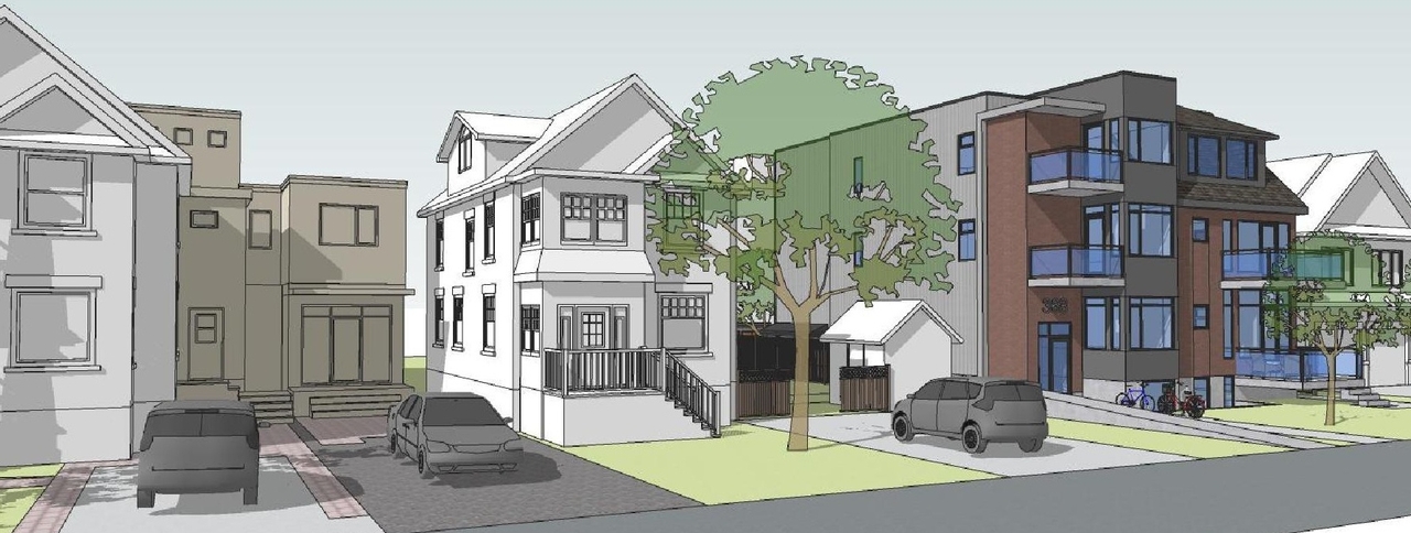 Rendering of building from page 23 of the file '2022-05-24 - Design Brief - D07-12-22-0086'