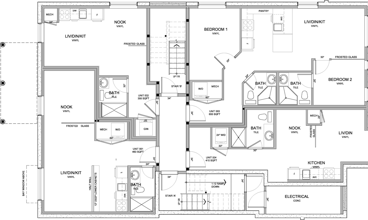 Floor plan for project from page 1 of the file '2023-04-17 - Floor Plans - D07-12-22-0086'