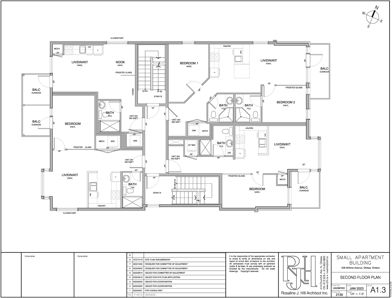 Floor plan for project from page 3 of the file '2023-04-17 - Floor Plans - D07-12-22-0086'