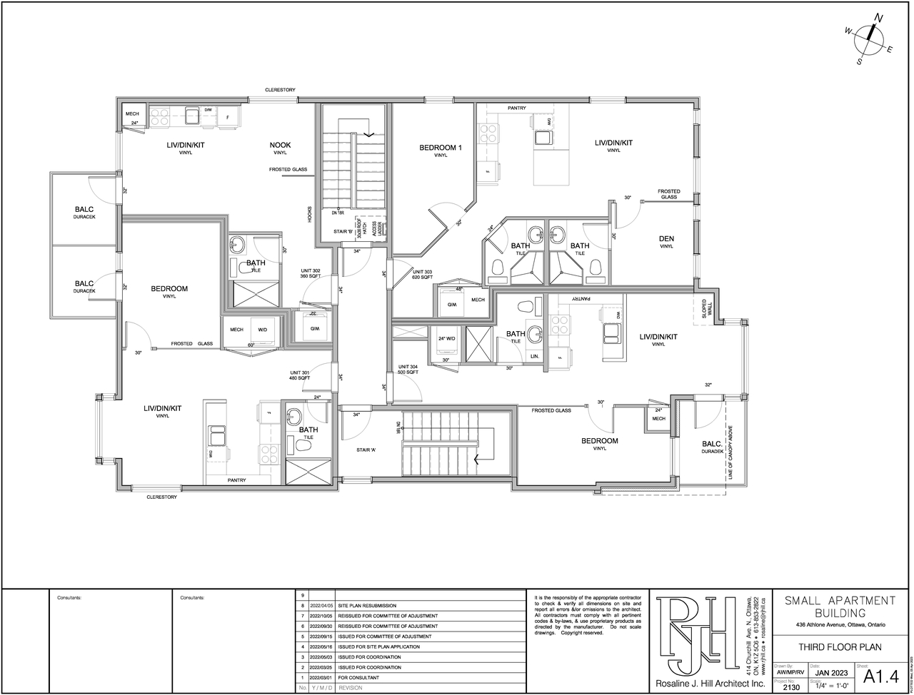 Floor plan for project from page 4 of the file '2023-04-17 - Floor Plans - D07-12-22-0086'