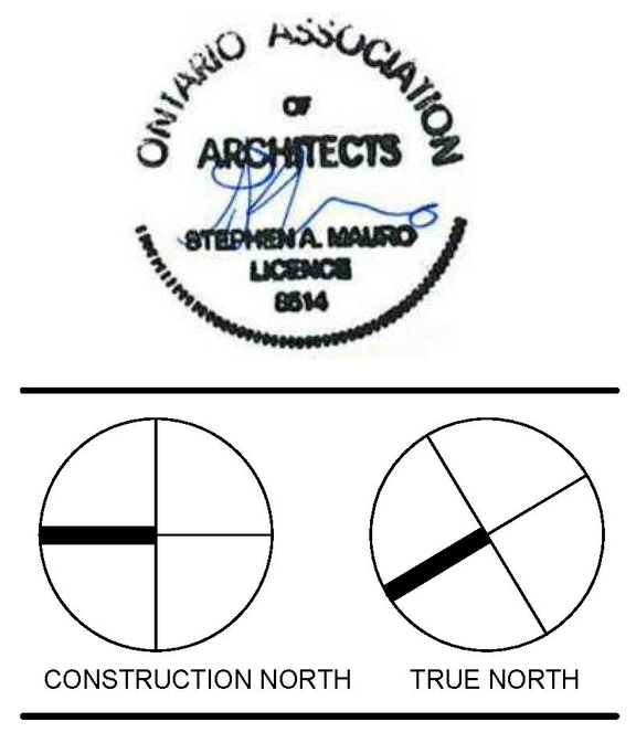 Construction site plan for project from page 1 of the file '2022-06-13 - Floor Plans - D07-12-22-0091'
