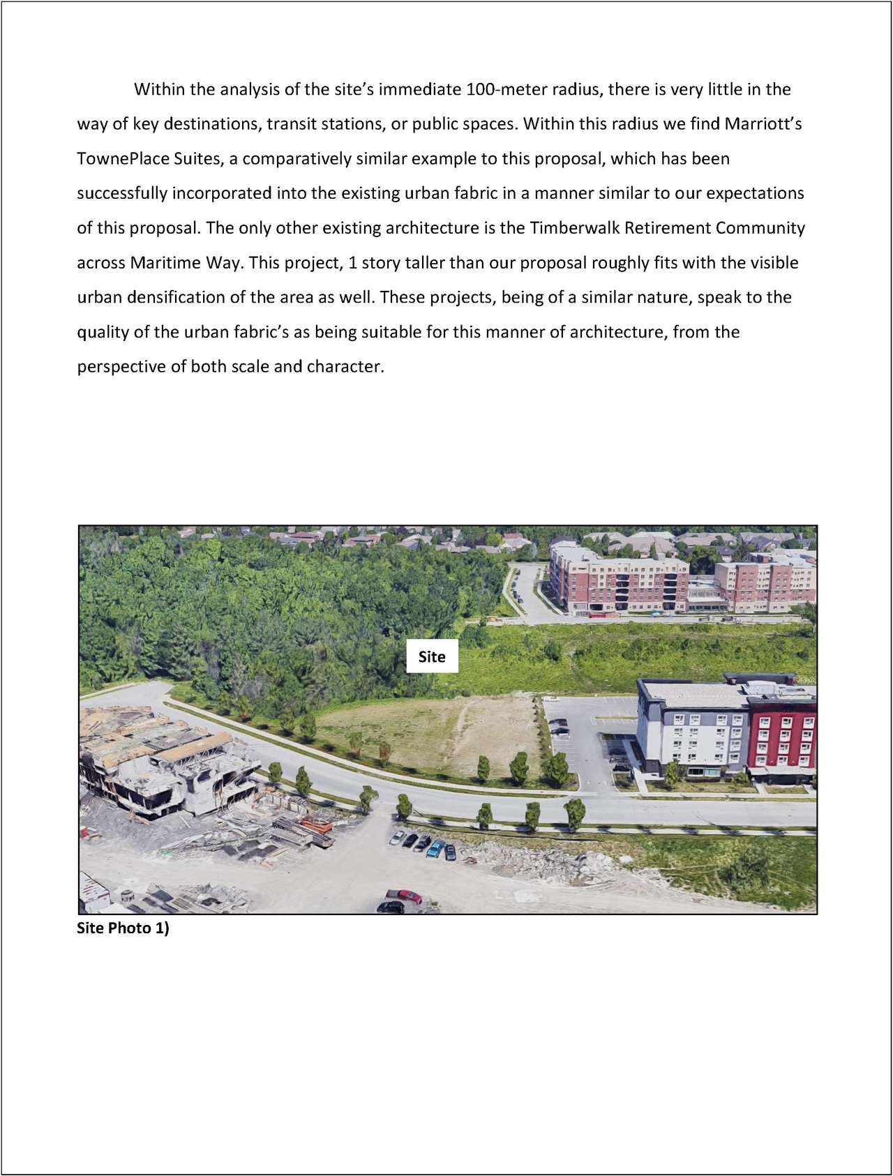 Construction site plan for project from page 3 of the file '2022-06-13 - Urban Design Brief - D07-12-22-0091'