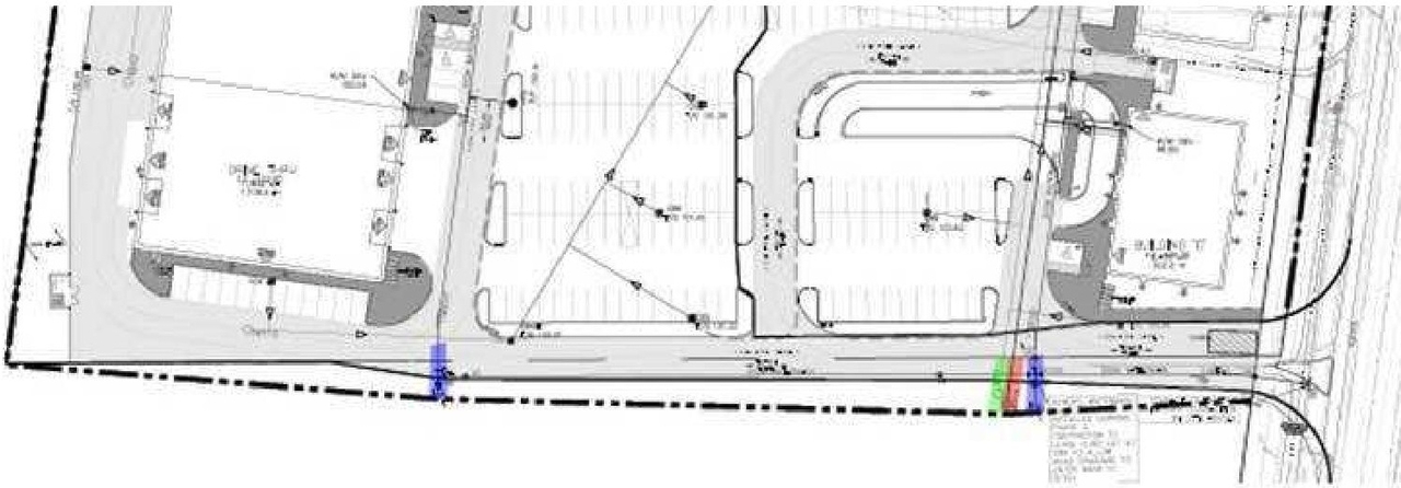 Construction site plan for project from page 27 of the file '2022-11-03 - Design Brief - D07-12-22-0097'