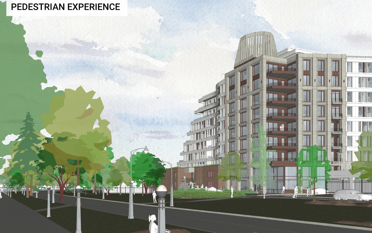 Rendering of building from page 11 of the file '2023-01-20 - Design Views - D07-12-22-0100'
