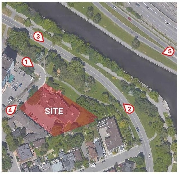 Construction site plan for project from page 15 of the file '2023-01-20 - Design Brief - D07-12-22-0100'