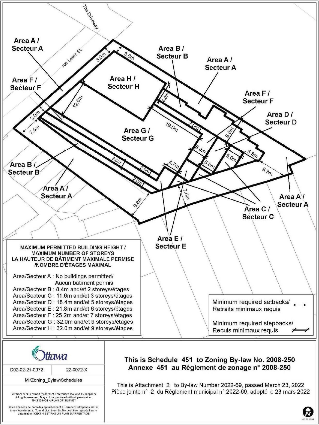 Construction site plan for project from page 43 of the file '2023-01-20 - Design Brief - D07-12-22-0100'