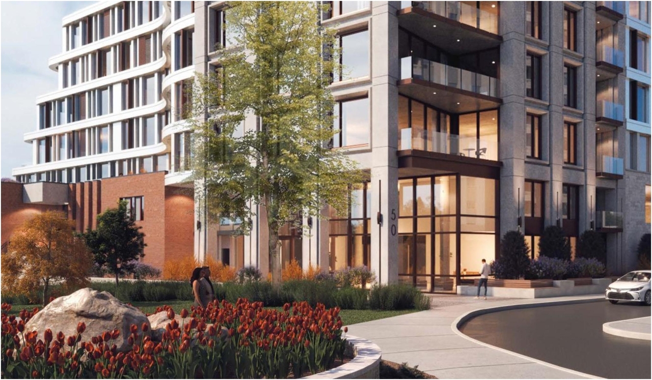 Rendering of building from page 1 of the file '2022-06-16 - Design Brief - D07-12-22-0100'