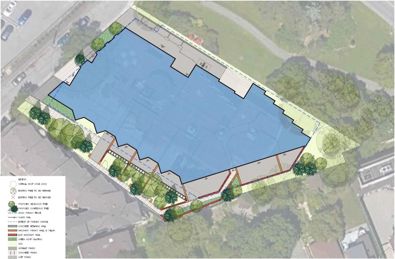 Construction site plan for project from page 35 of the file '2022-06-16 - Design Brief - D07-12-22-0100'
