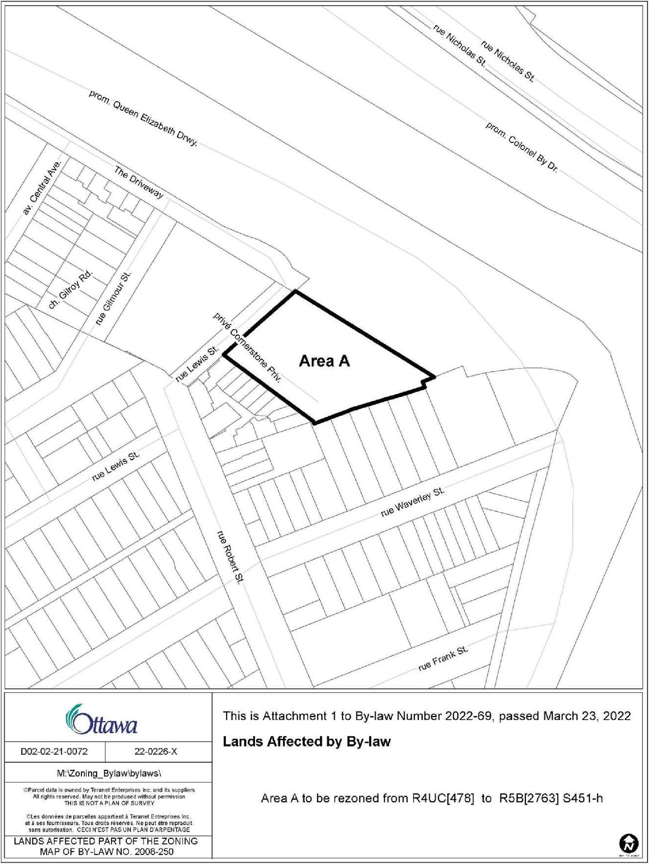 Construction site plan for project from page 72 of the file '2022-06-16 - Design Brief - D07-12-22-0100'