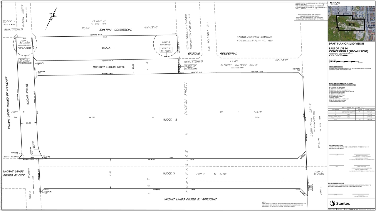 Construction site plan for project from page 30 of the file '2024-04-11 - Design Brief - D07-12-22-0104'
